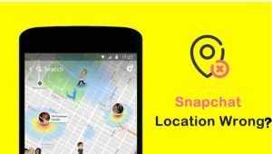 Is snapchat location wrong