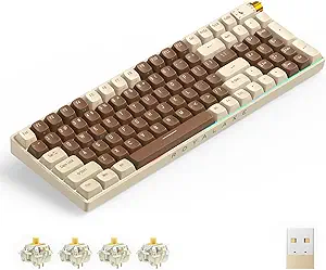 Mechanical Keyboard With Numpad (R100 Wireless Mechanical Keyboard )